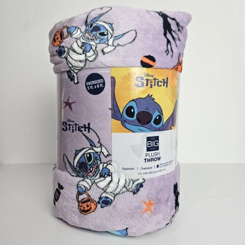 Stitch Blanket Oversized Throw Disney Halloween Blanket - Picture 8 of 8